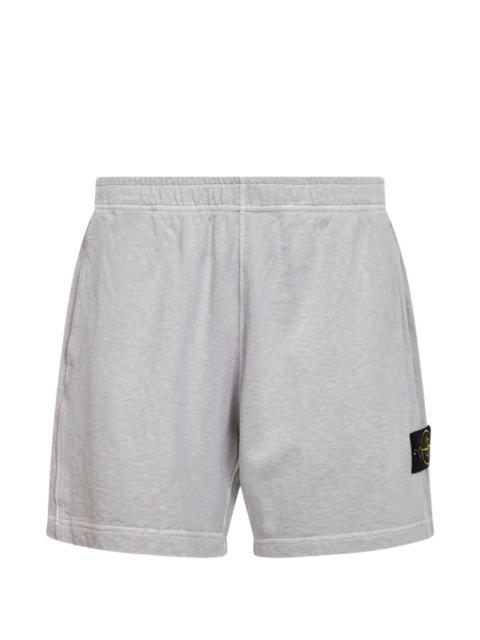 Stone Island elasticated badge shorts