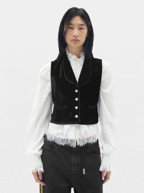 Ann Demeulemeester Jonatine Shawl Collar Waistcoat