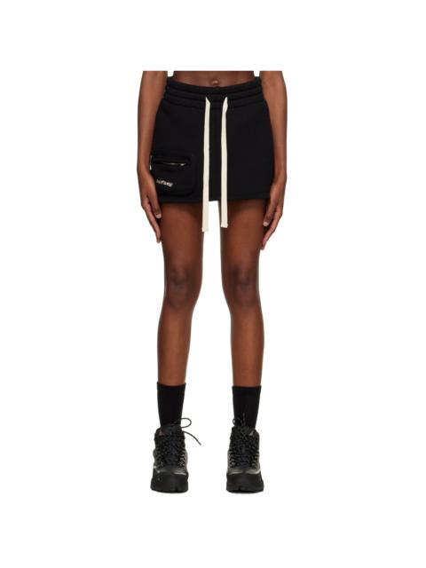 HALFBOY®️ Black Pocket Miniskirt