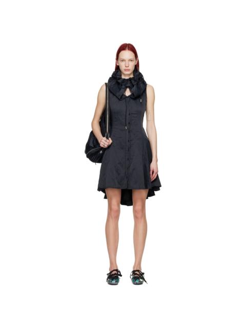 Kiko Kostadinov Black Mirae Minidress