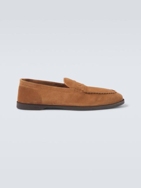 John Lobb Pace suede loafers