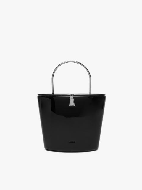 Sportmax MASSA Patent-leather bucket bag