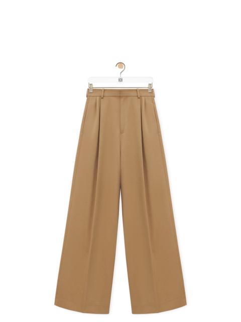 Loewe Pleated trousers in cotton