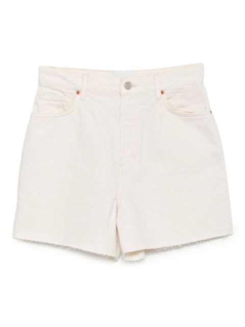 Reformation Saige denim shorts