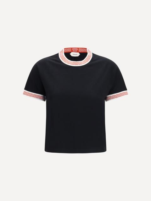 VERSACE T-shirt with greca details
