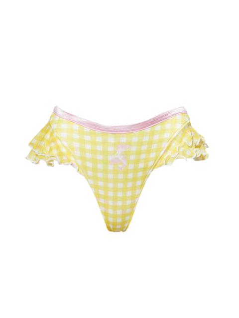 POSTER GIRL RICHARDS BIKINI BOTTOMS SUNSHINE GINGHAM