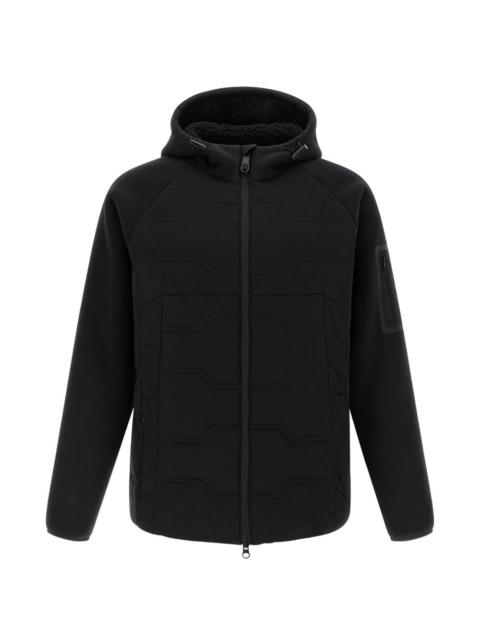 BOSS quilted hybrid jacket