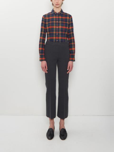 HIGH SPORT Stretch Cotton Geo Kick Pant — Charcoal