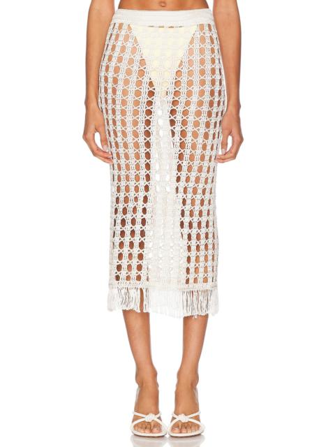 CALLE DEL MAR Crochet Skirt