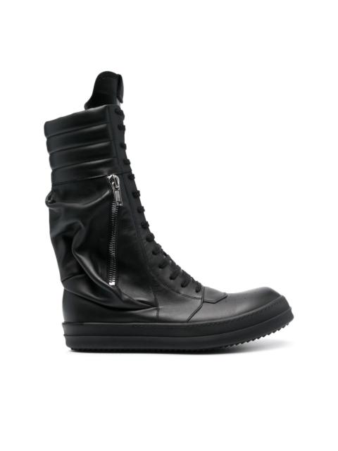 Cargo Basket leather boots