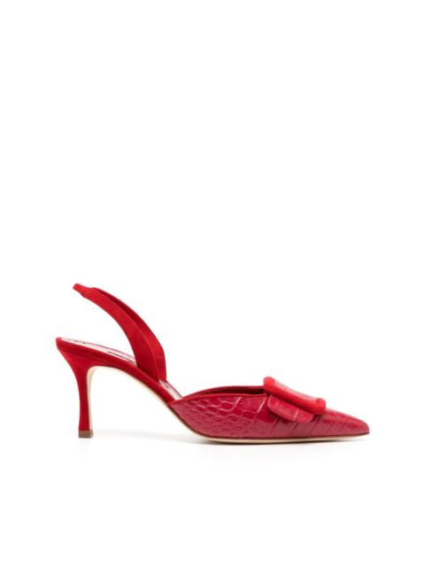 70mm Mayslibi slingback pumps