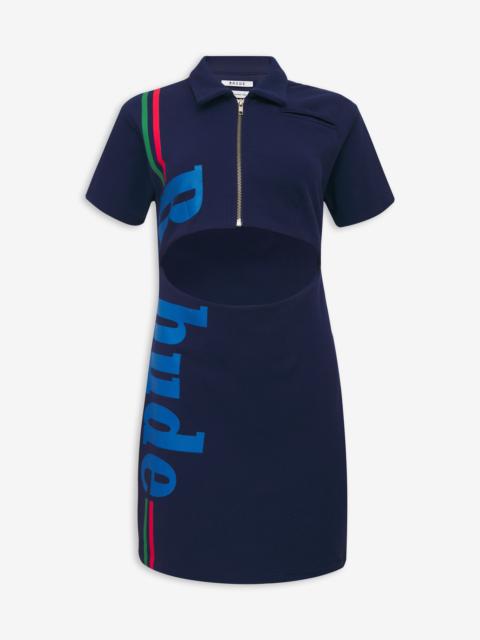 Rhude RHUDE LOGO POLO DRESS