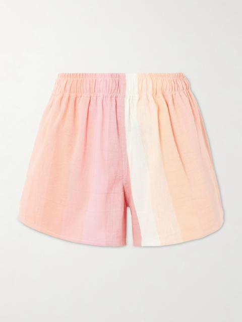 MARRAKSHI LIFE Striped Cotton Shorts
