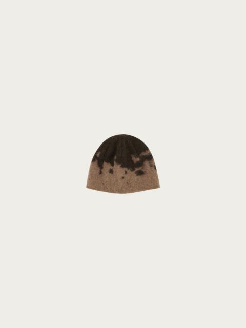 GRAMICCI Mohair Splatter Beanie - Taupe Splatter