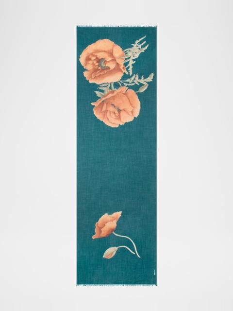 AKRIS Printed Cashmere Scarf