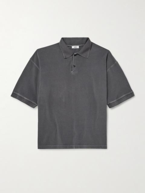 AGOLDE Curren Cotton-Jersey Polo Shirt