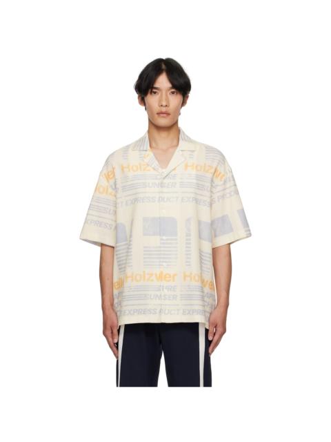 Holzweiler Off-White Pier Print Shirt