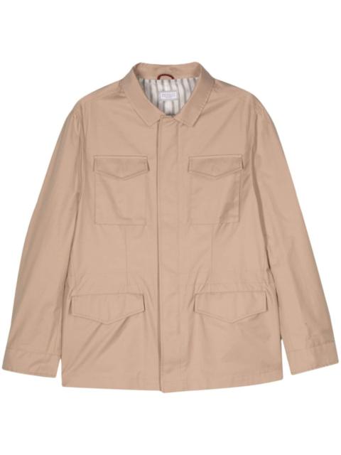 Brunello Cucinelli zip-fastening windbreaker jacket