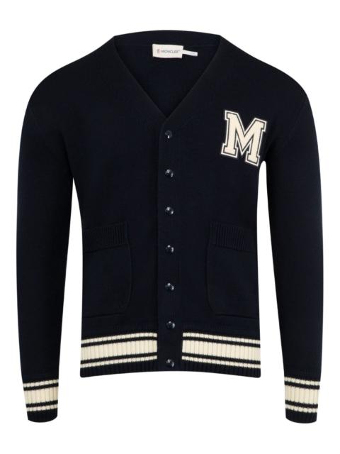 Moncler logo-appliqué cardigan