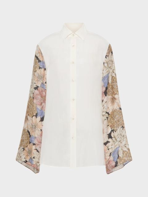Maison Margiela Silk Floral Shirt