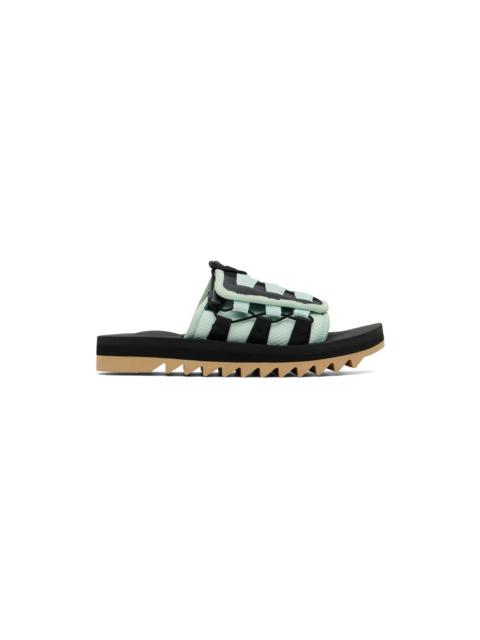 Black & Green DAO-2ab2 Sandals