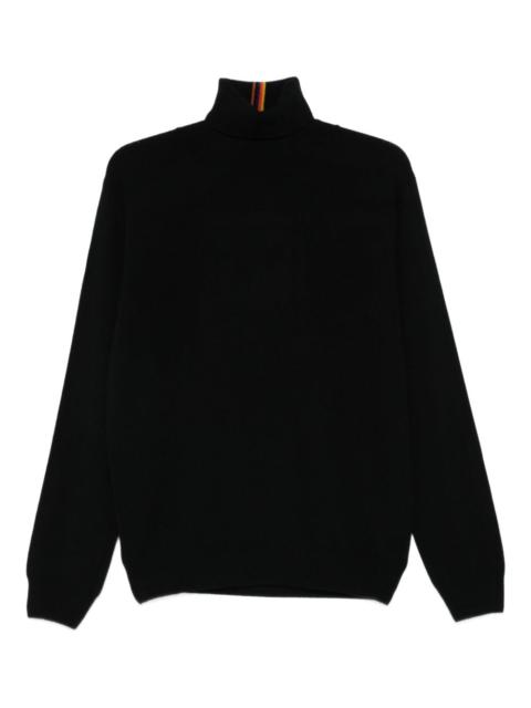 Paul Smith stripe-detail turtleneck sweater