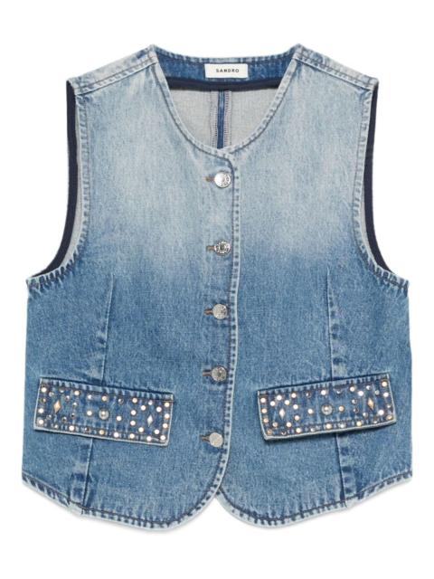 Sandro sleeveless jacket