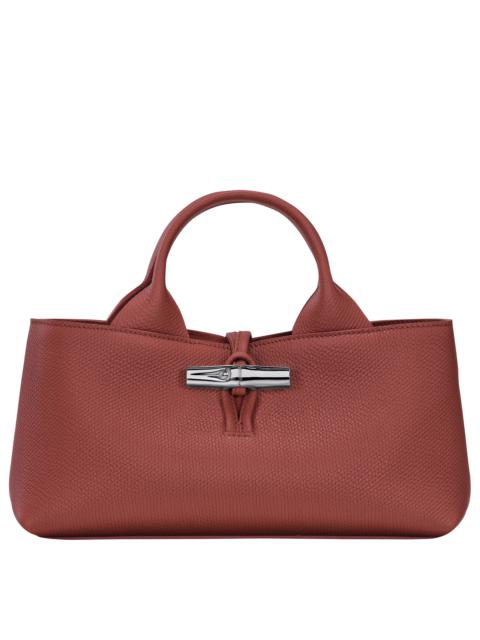 Longchamp Le Roseau S Handbag Chestnut - Leather