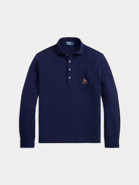 Polo Ralph Lauren Classic Fit Embroidered Mesh Polo Shirt
