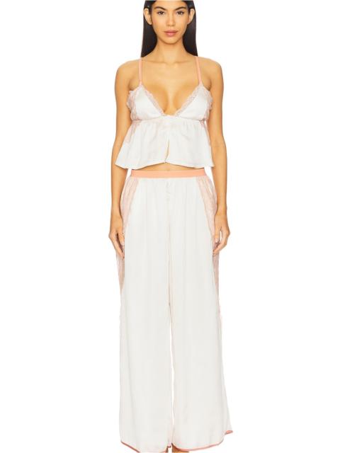 FREE PEOPLE x Intimately Fp Anywhere With You Lounge Set In Jett Stream