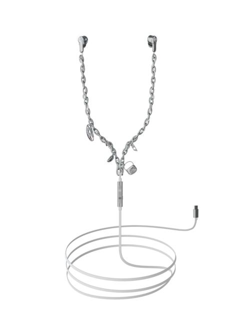 Diesel SILVER WIRED EARBUDS WITH USB-C