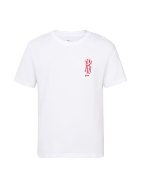Nike Dri-FIT Kyrie Kyrie Irving Printing Round Neck Sports Short Sleeve 'White' DJ1567-100