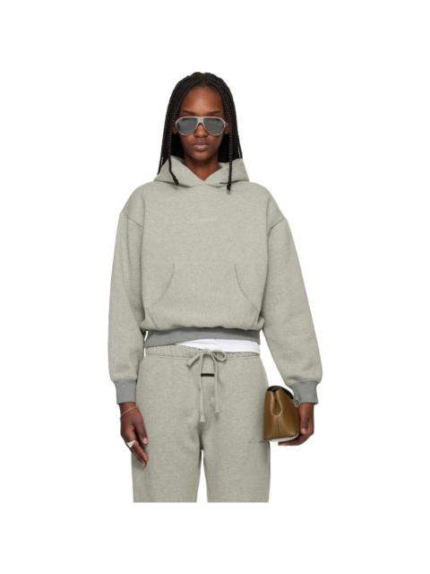 ESSENTIALS Gray Signature Classic Hoodie