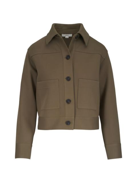 Vince buttoned cropped jacket