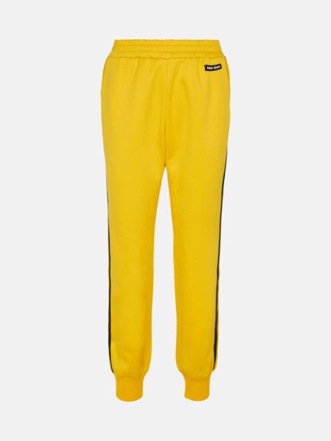 Miu Miu Technical jersey trackpants