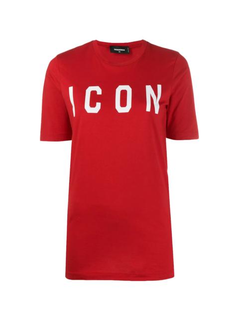 DSQUARED2 Icon Logo Cotton T-Shirt "Red" S75GD0040-S22427-967X