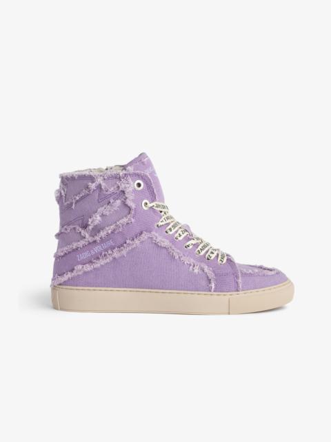ZV1747 High Flash Canvas Sneakers