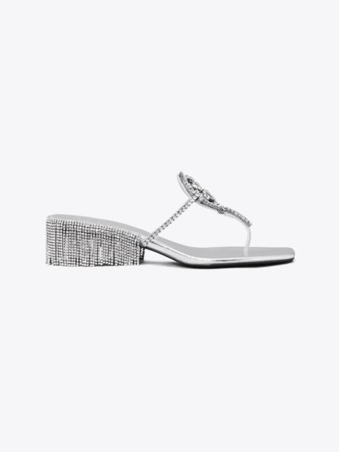 TORY BURCH Miller Crystal Kitten Heel