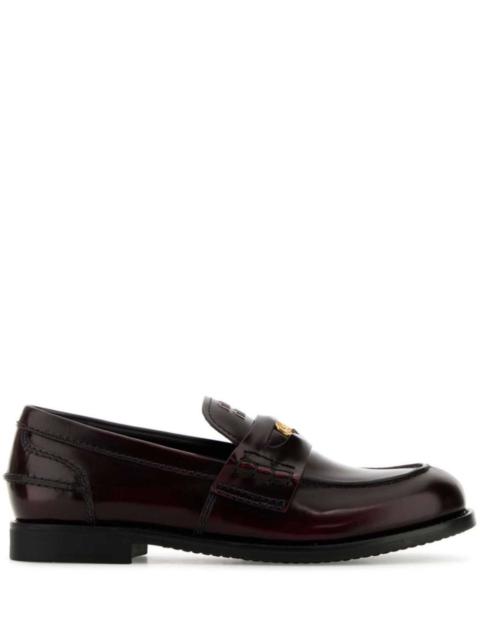 leather penny loafers