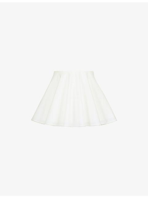House of CB Celia Bloomer Stretch-Cotton Mini Skirt