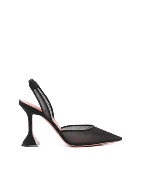 Amina Muaddi 95mm Holli slingback pumps