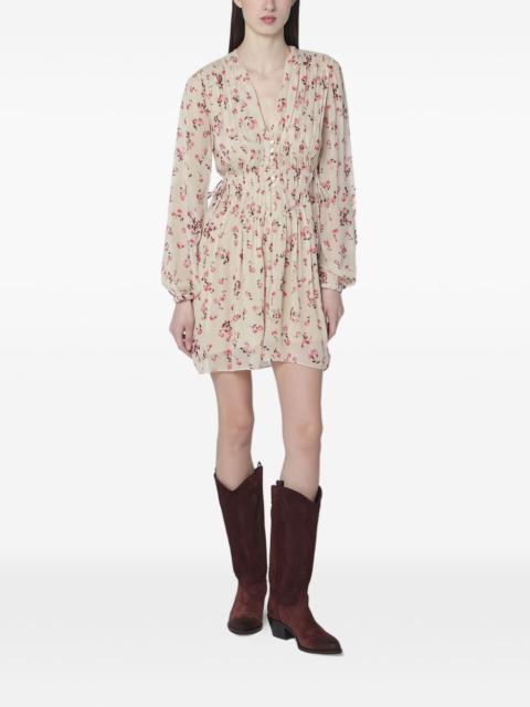 Isabel Marant floral V-neck mini dress