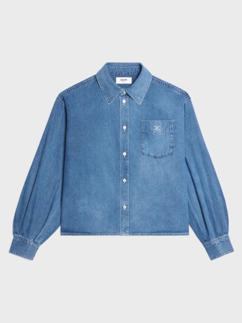 CELINE shirt IN COTTON DENIM