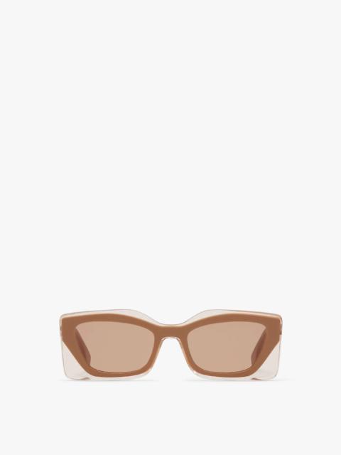 FENDI Beige acetate sunglasses