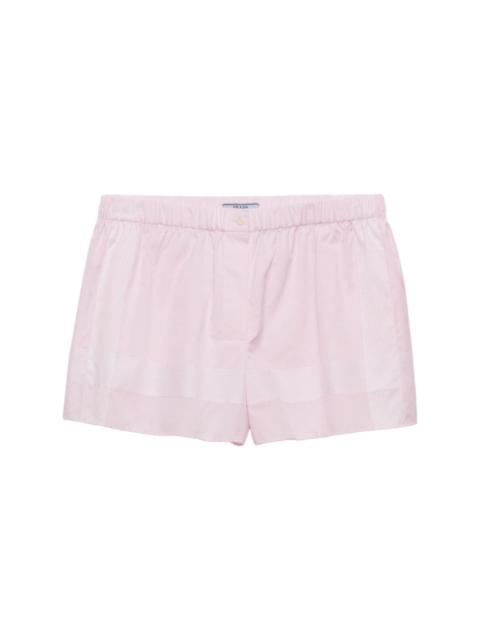 ショーツ PRADA PASTEL PINK COTTON SHORTS Prada Pastel Pink Cotton Shorts for Women Online USA at