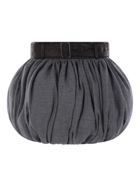 Yohji Yamamoto belted skirt