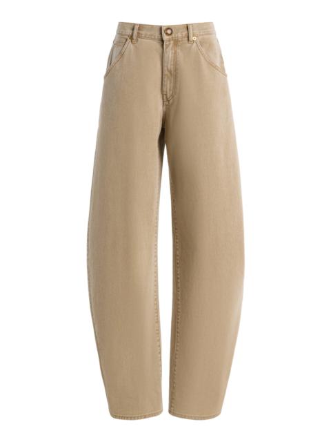 DARKPARK Khris Rigid Barrel-Leg Jeans brown