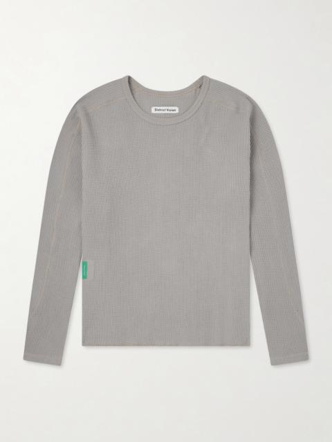 District Vision Waffle-Knit Cotton T-Shirt