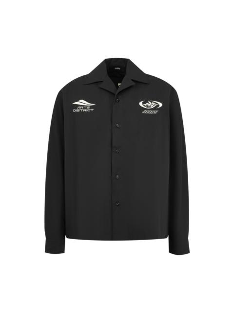 AMIRI SPORTY EMB COTNYL CAMP SHIRT