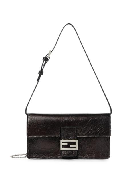FENDI Fendi Tuve Logo-plaque Leather Wallet On Chain